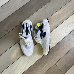 Nike air huarache white navy